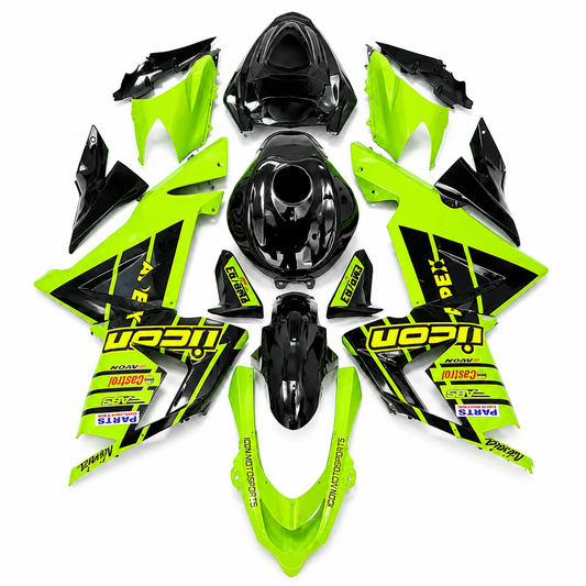 Kawasaki Ninja ZX-10R Complete Fairing Kit (2004–2005)