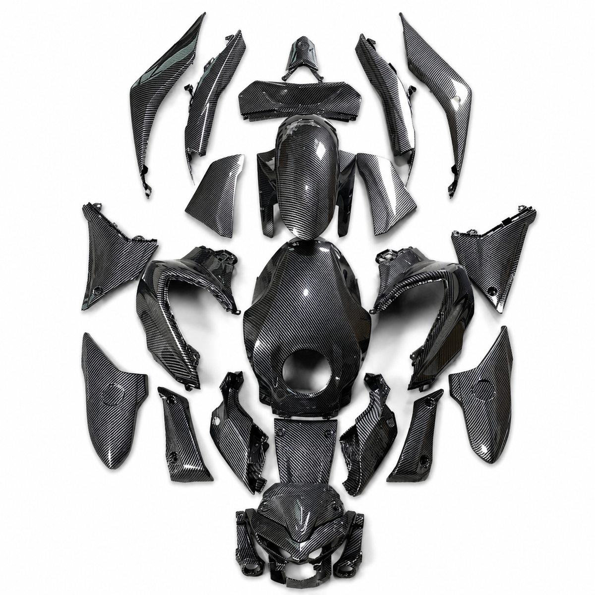 Yamaha MT-03 2021-2023 Full Body Fairing Kits, Water Transfer Printed Body Panels